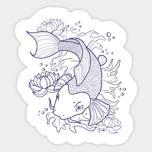 Koi fish Sticker